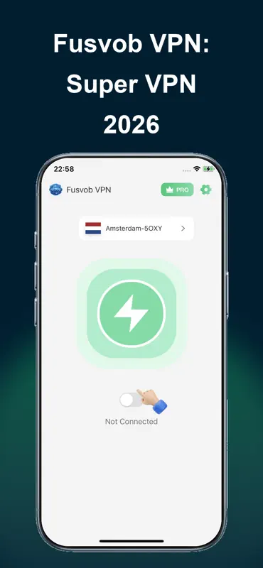 Fusvob VPN : Super VPN 2026 screenshot 1 of 3
