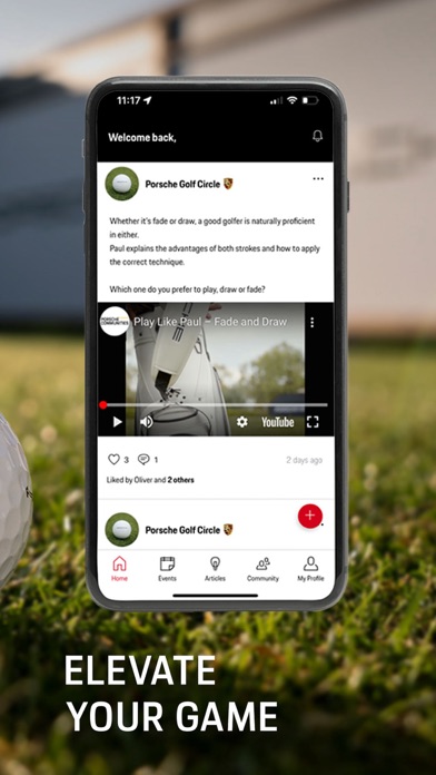 Porsche Golf Circle App Screenshot