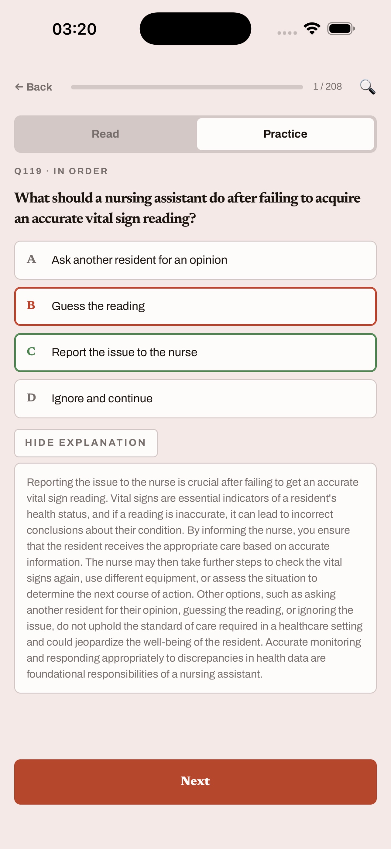Screenshot 3 of CNA Prep Lab