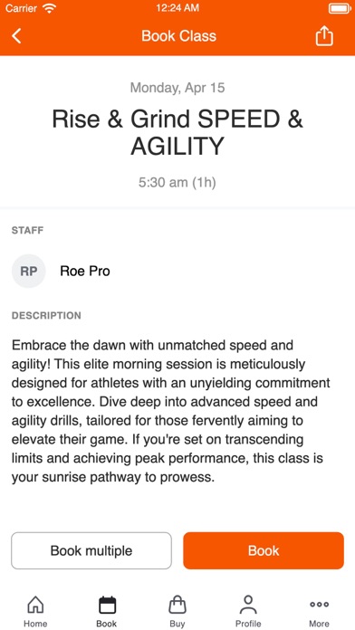 Roe Pro Fitness and Athletics Screenshot