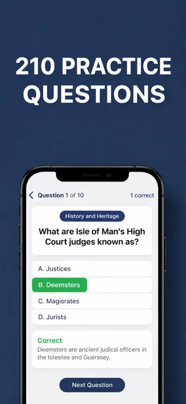 Life in the UK Test: IOMTest screenshot 1 of 3