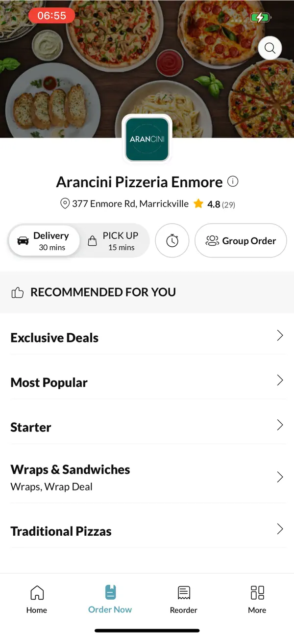 Screenshot #3 pour Arancini Pizzeria Enmore