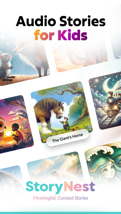 StoryNest Kids Audio Stories Screenshot