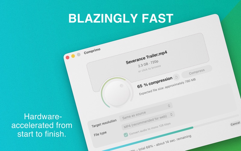 Comprimo - Video Converter screenshot