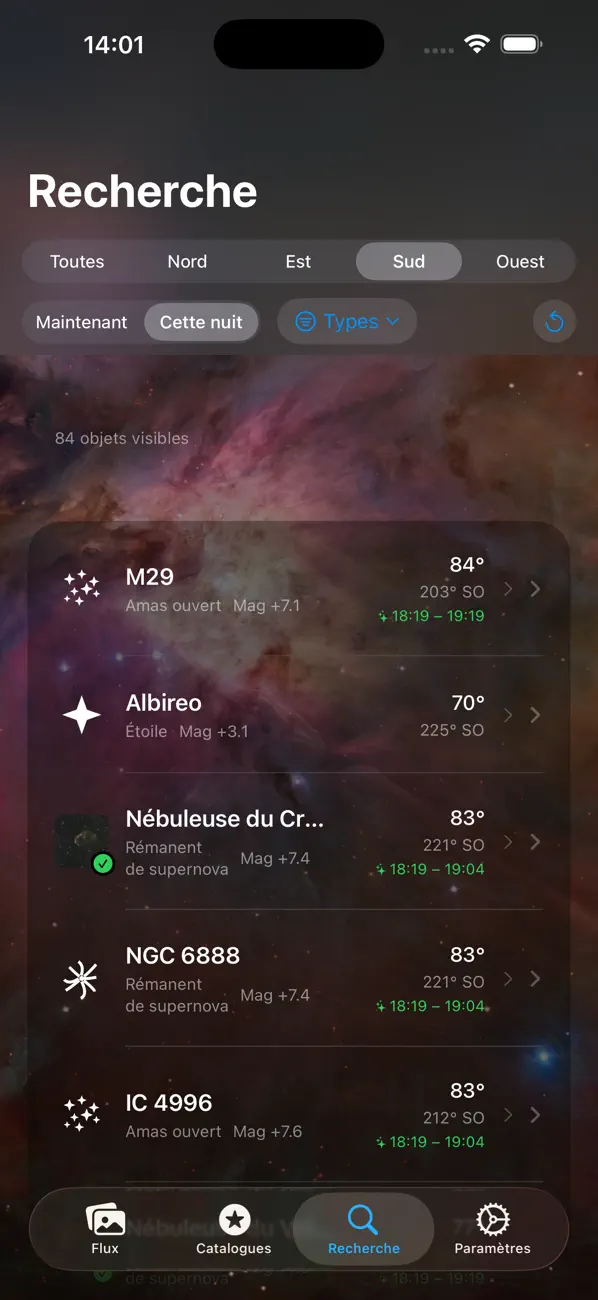 #5. AstroCollect (iOS) Von: Olivier TEISSONNIERE