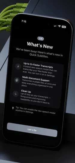 Screenshot von Quick Subtitles auf dem iPhone 1