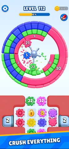 Cube Shred Color Sort Puzzle iPhone screenshot