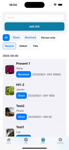 GifTracker screenshot