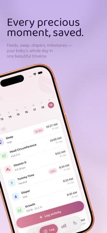 BabyLog: Baby Tracker Screenshot 3 of 9
