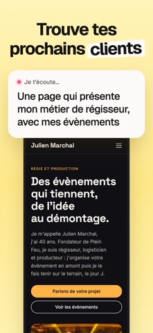 Paf : ton site web en parlant screenshot 4