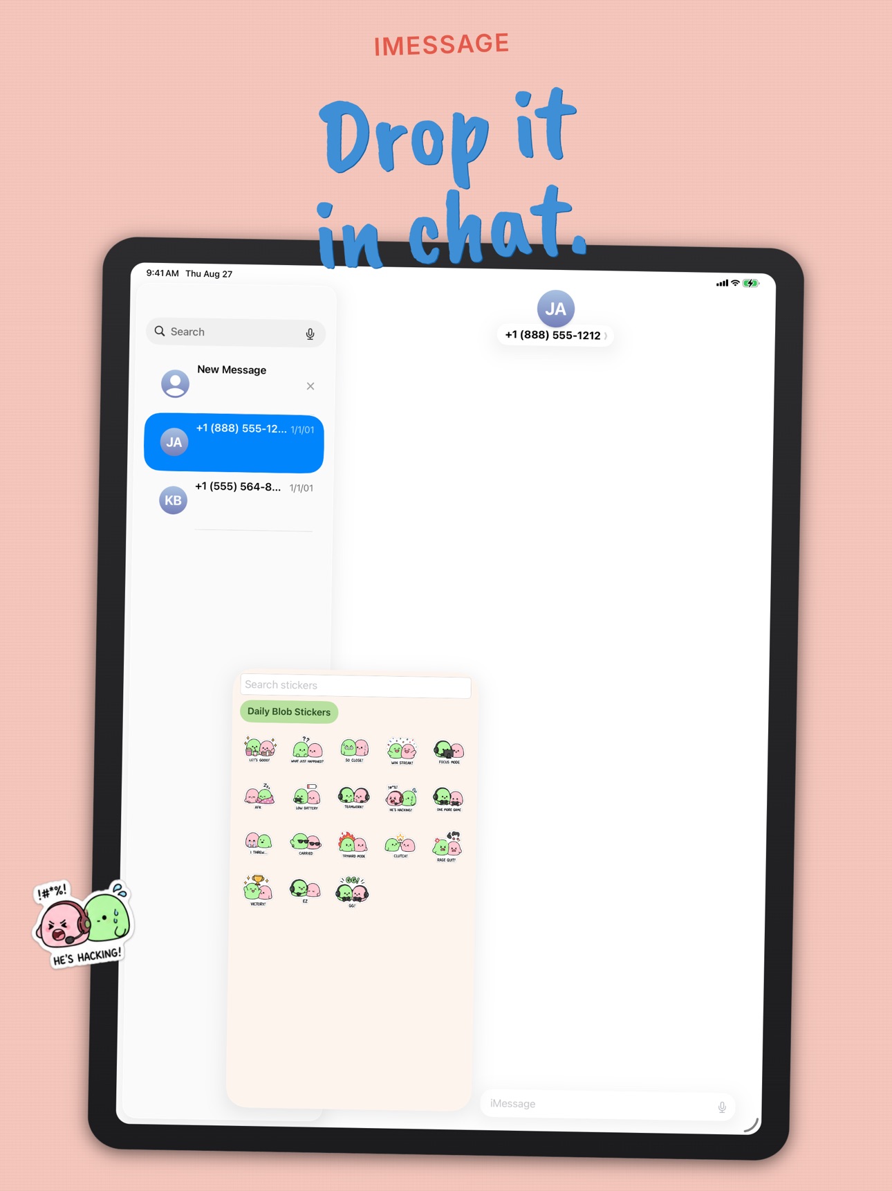 Screenshot 8 of Daily Blob Stickers