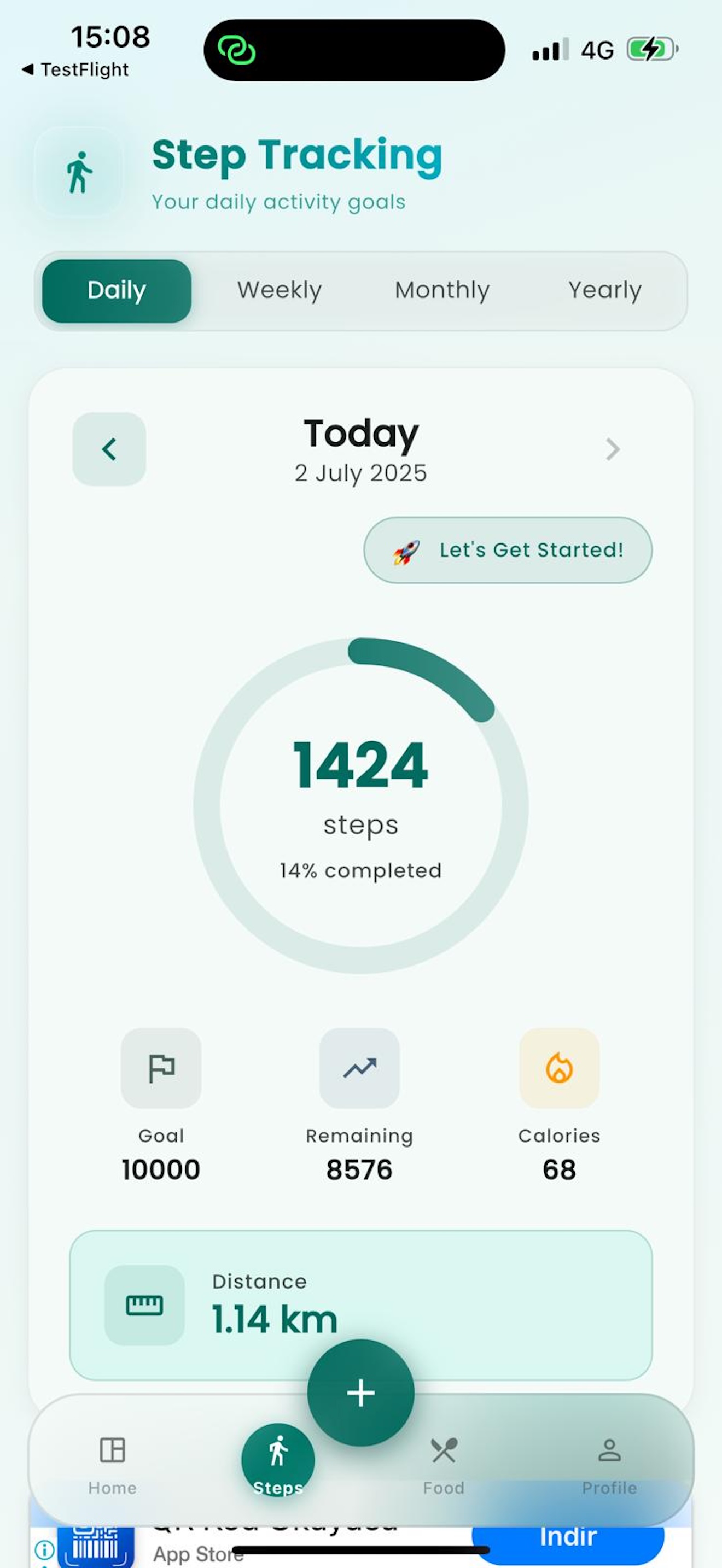 Sipone: Step Water Calorie