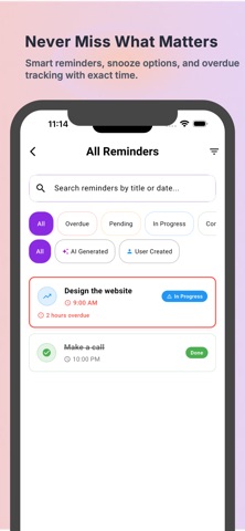 AI TaskFlow: Task Organizer iPhone screenshot
