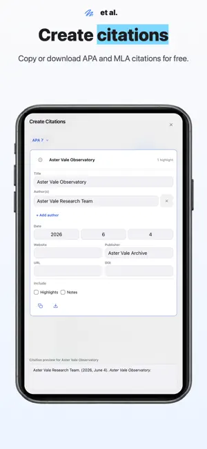 et al. — Highlight & Save screenshot 2