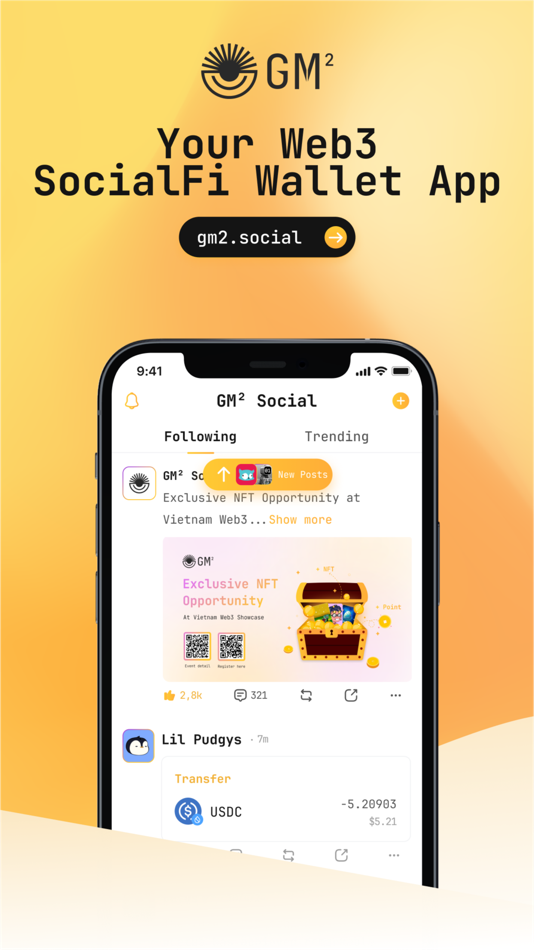 #1. GM² Social (iOS) Podle: SK&G DIGITAL PTE. LTD