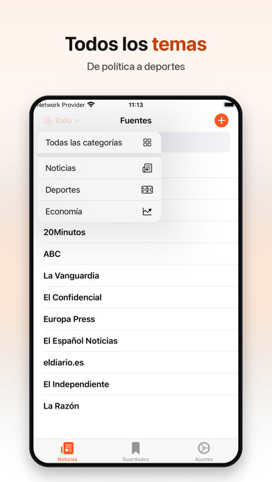 Spain News · Noticias iPhone screenshot