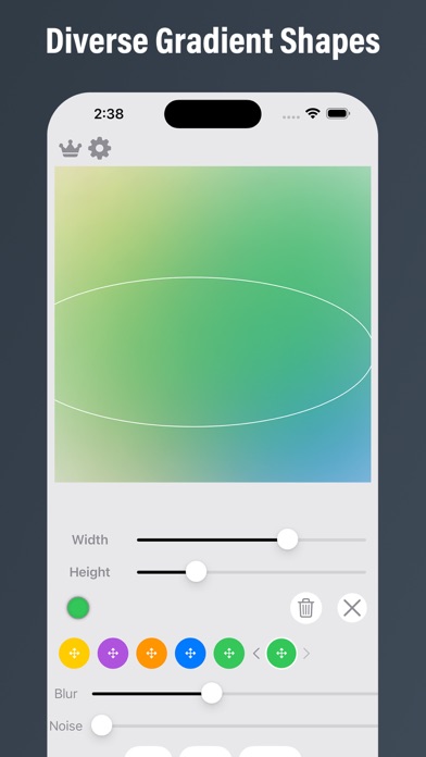 Color Gradient - Card Tool Screenshot