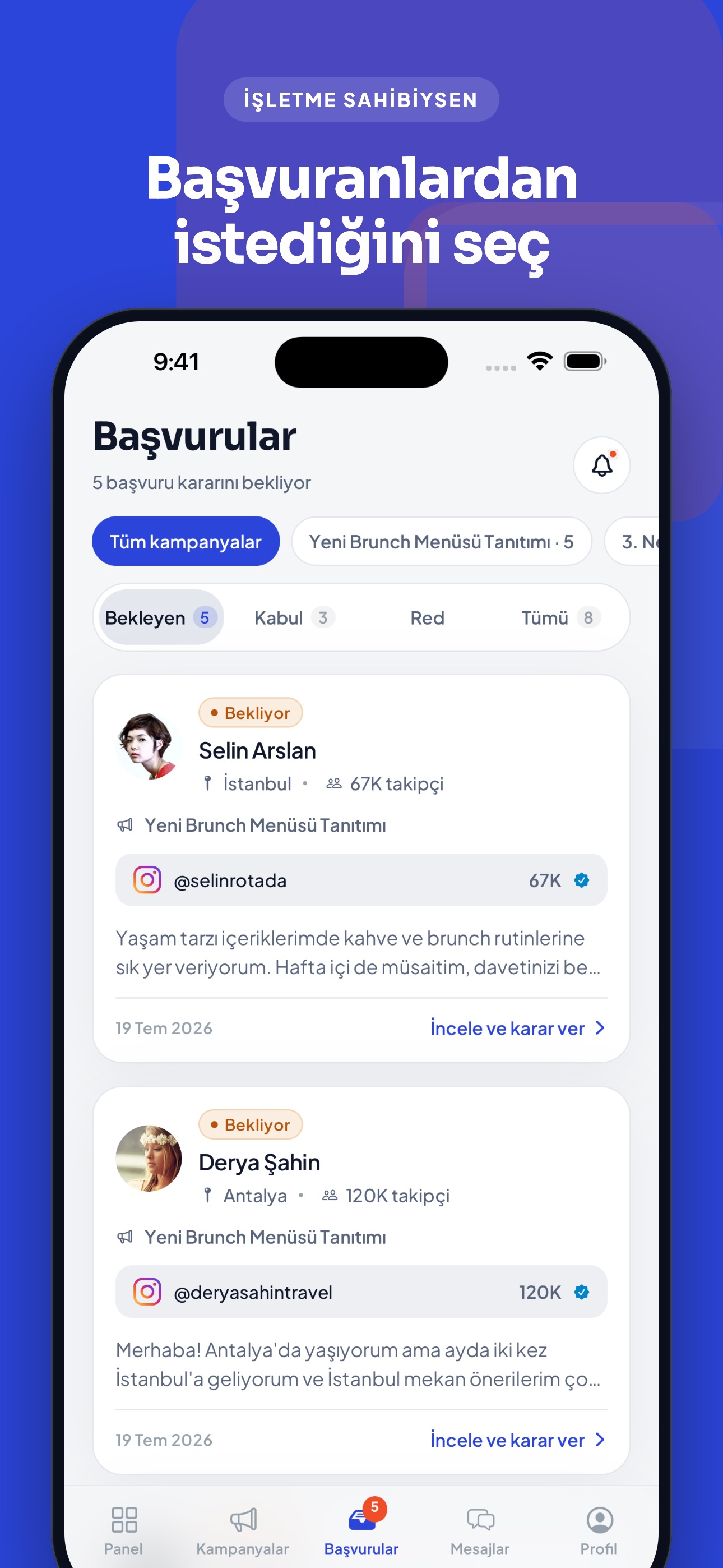 Screenshot 3 of Kolaby: Influencer İş Birliği