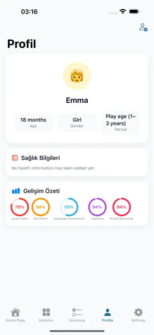 Pediatrik Gelişim screenshot 2