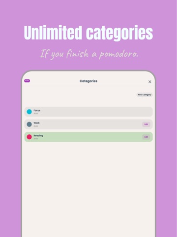 Tomito - Pomodoro Focus iPad screenshot