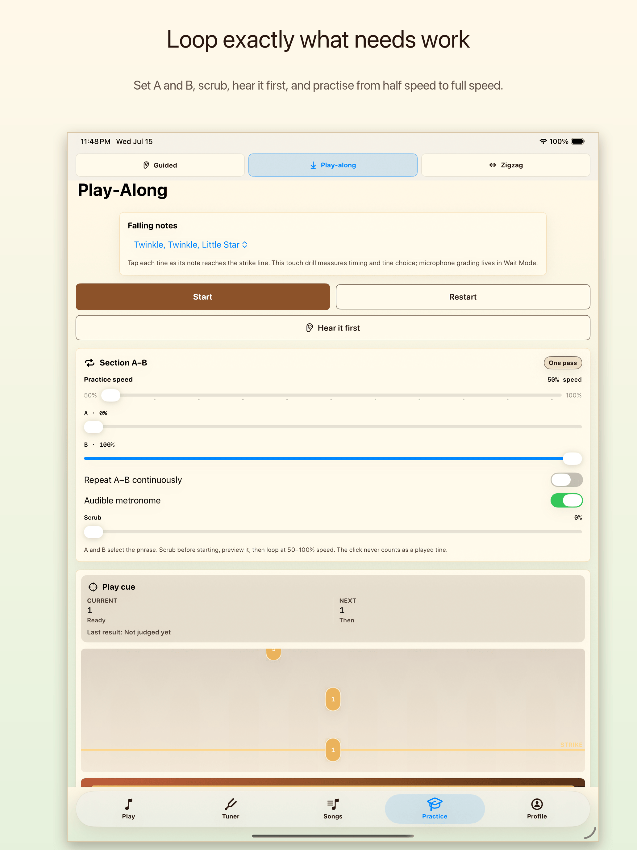 Kalimba Studio: Tuner & Tabs screenshot 11