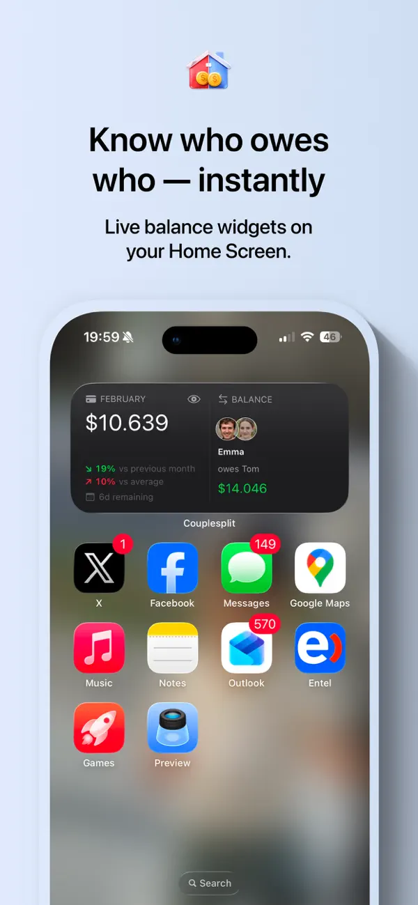 #4. CoupleSplit (iOS) di: Erik From