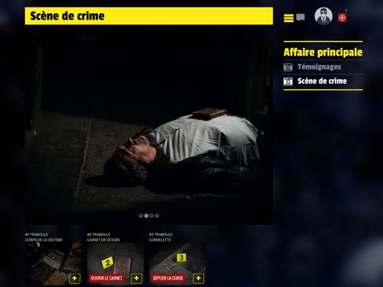 Screenshot #5 pour French Crime : jeu d'enquête