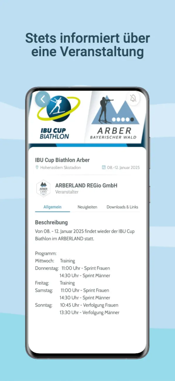 Screenshot #2 pour ARBERLAND events