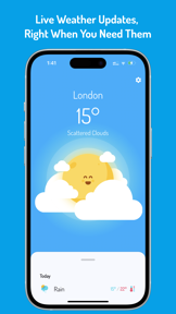 Cloudy - Cute Animated Weather screenshot