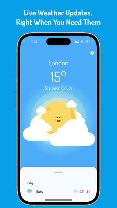Cloudy - Cute Animated Weather screenshot