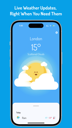Cloudy - Cute Animated Weather screenshot 3