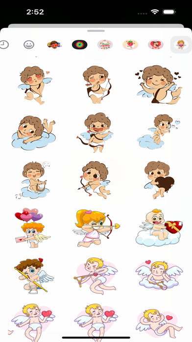 Screenshot #3 pour Sweet Angel Stickers Pack