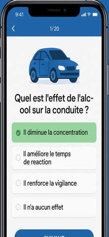 Quiz SAAQ iPhone screenshot