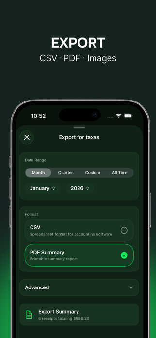 Receipt Scanner – Tax Export Screenshot 3 of 6