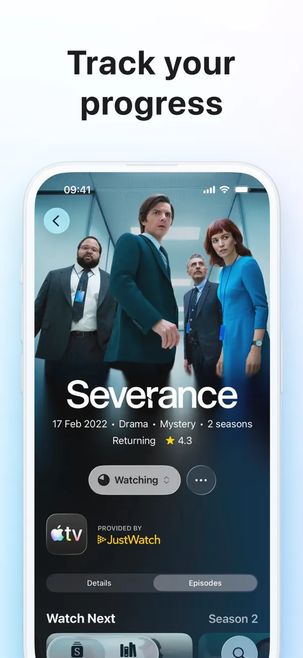 Sequel • Media Tracker iPhone App Screenshot 2 – Unterhaltung