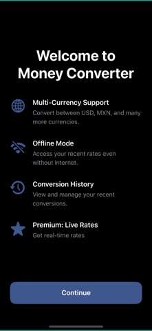 Currency Converter - AICUR iPhone screenshot