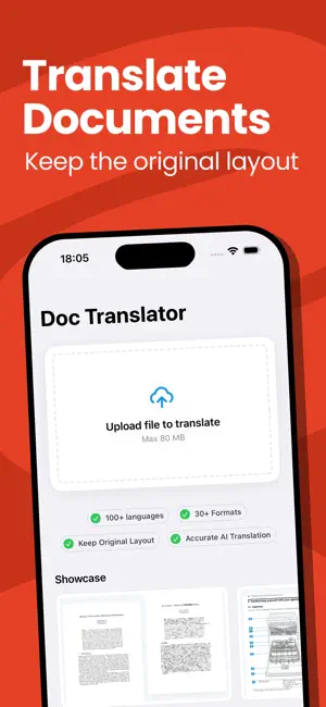 Doc Translator: PDF, EPUB, OCR screenshot 1