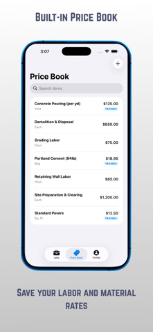 SoloEstimator: Invoices & Bids iPhone screenshot