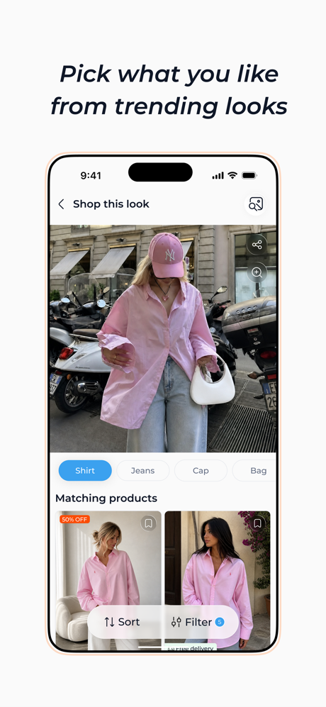 benny: AI fashion search screenshot 6