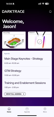 Darktrace Event Experiences iPhone screenshot
