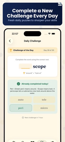 Vocab Roots by ChatStick iPhone screenshot