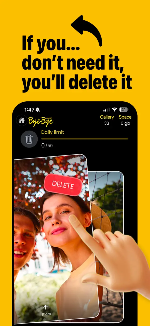 Screenshot #1 pour ByeBye Photo: Photo Cleaner