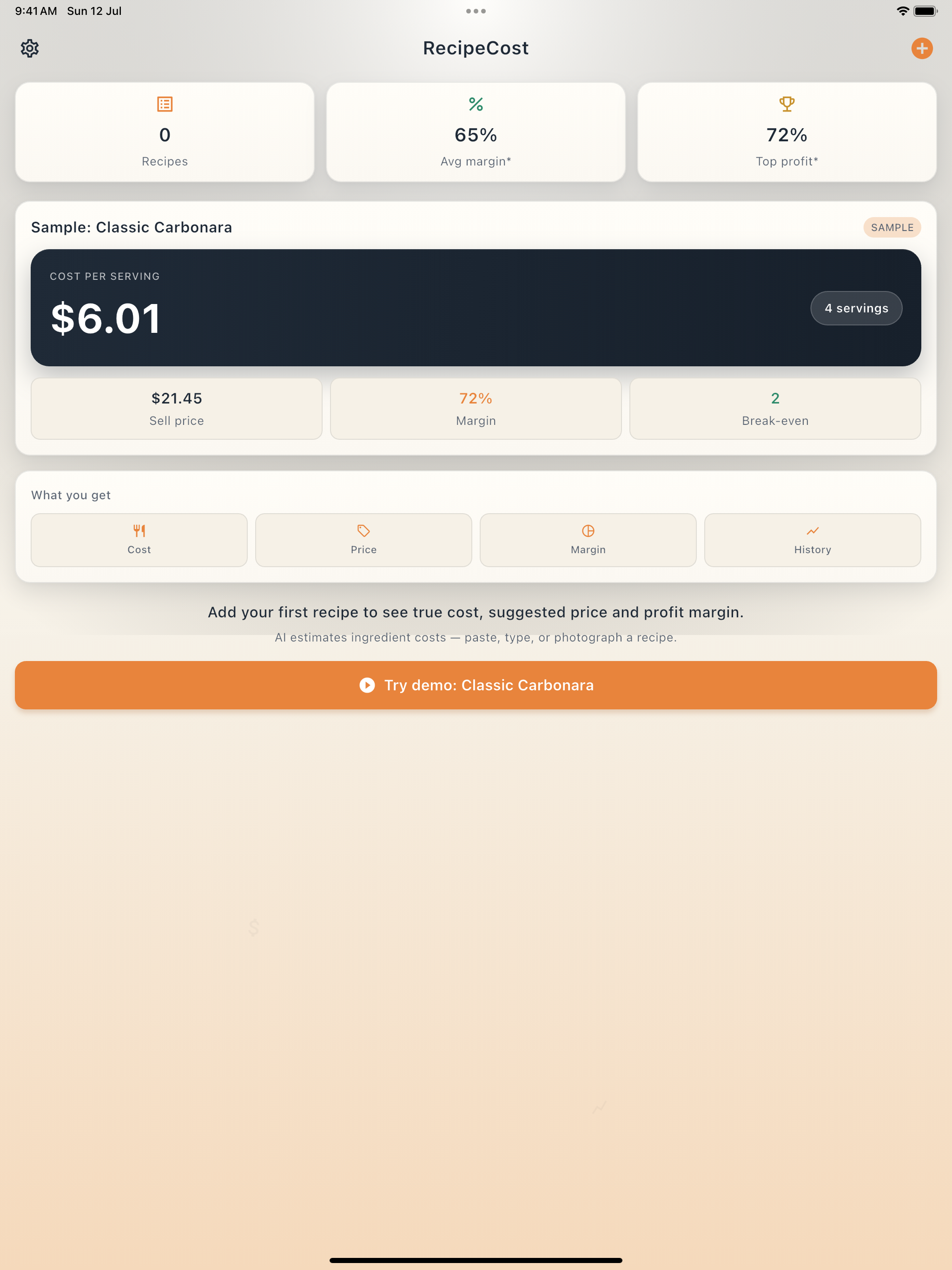 RecipeCost: Chef Calculator screenshot 6