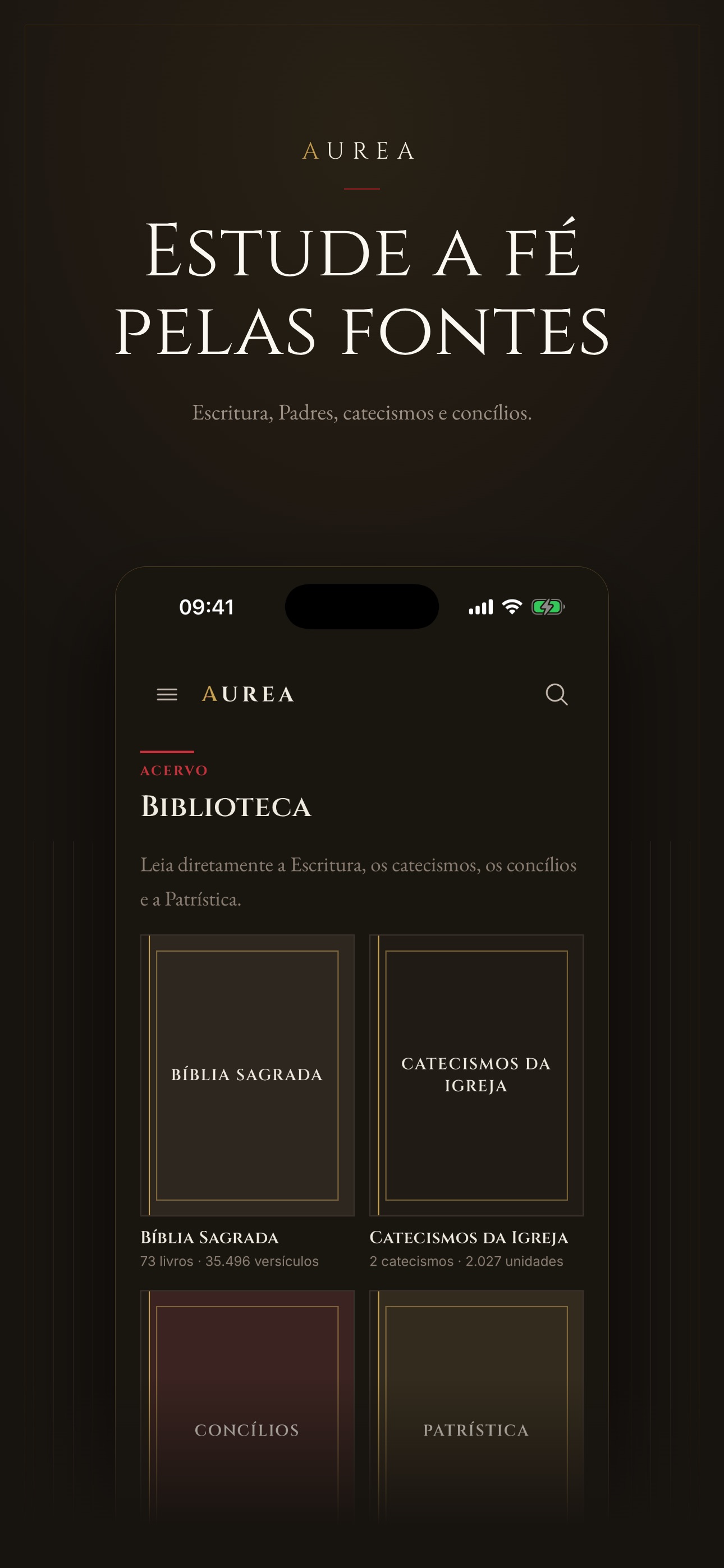 Screenshot 1 of Aurea — Fontes da Fé Católica