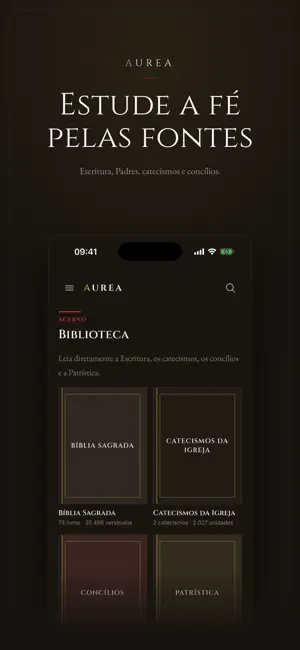 Aurea — Fontes da Fé Católica screenshot 1