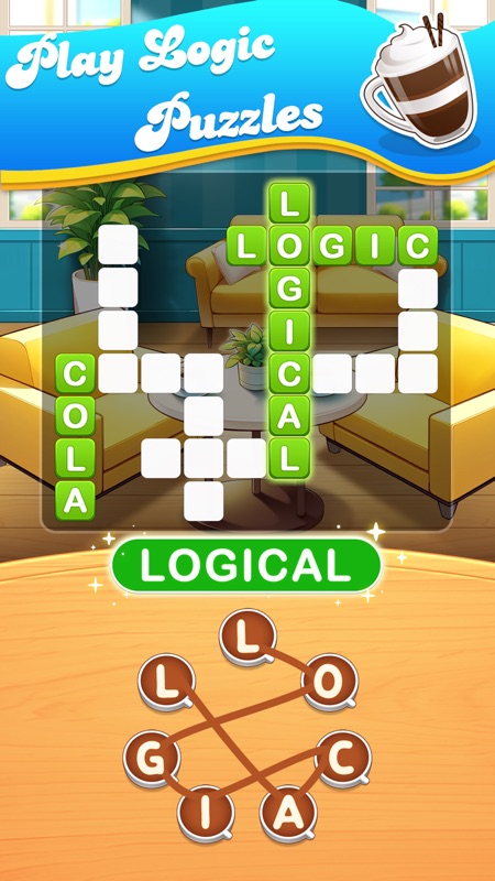 WordCoffee: Relaxing Crossword screenshot 2