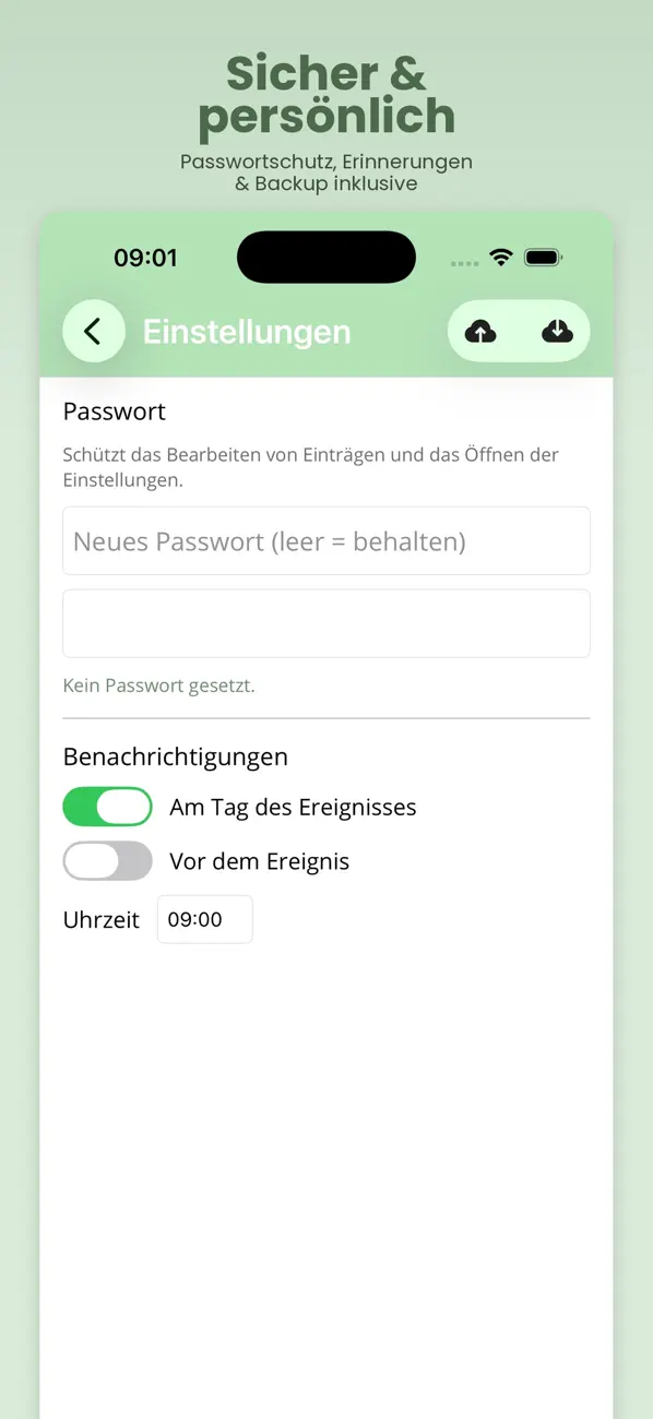 Screenshot #3 pour ElliDates – Gedenktage & mehr