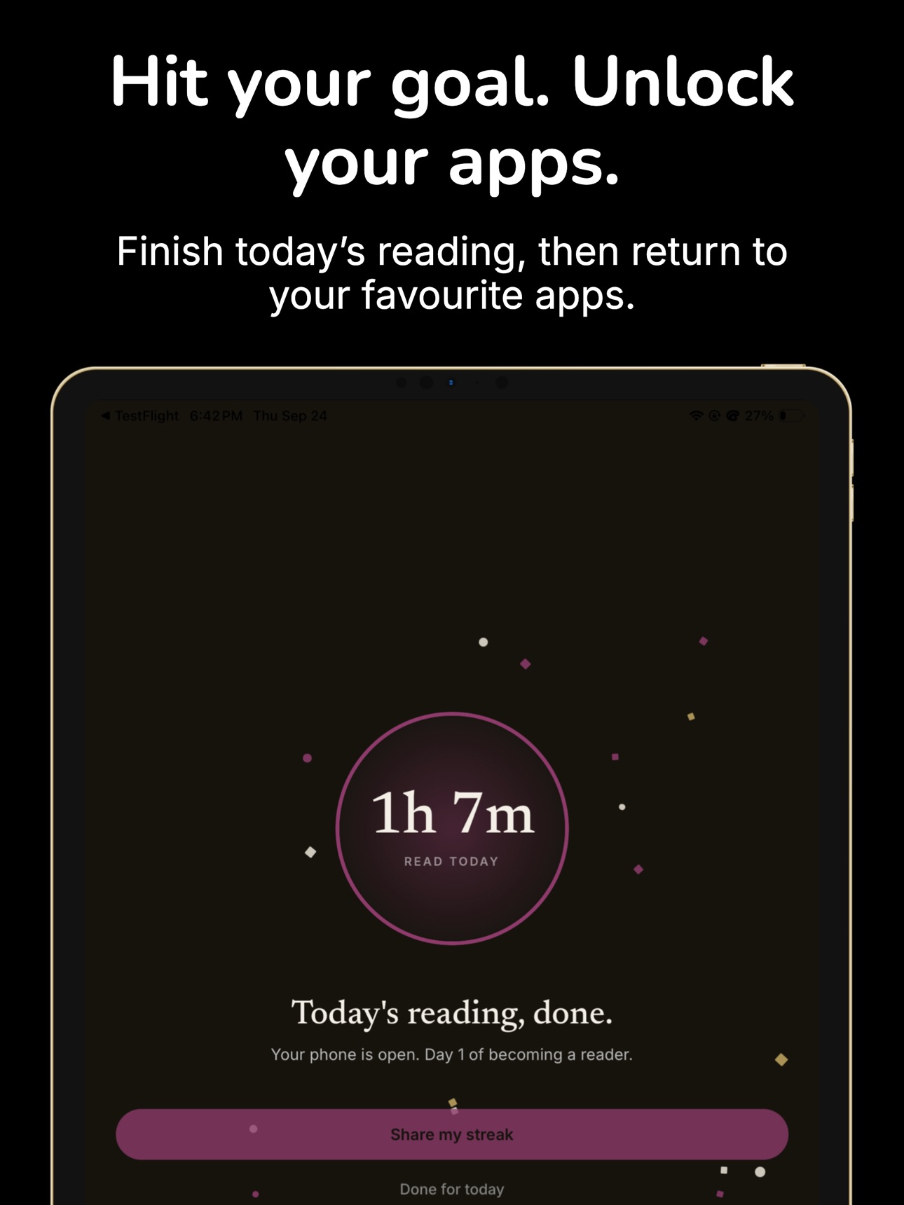 Screenshot 10 of Readr: Read to Unlock Apps
