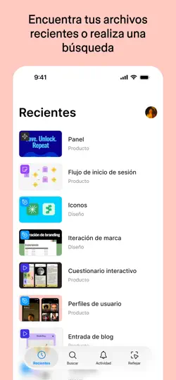 Captura de pantalla de Figma en iPhone 3