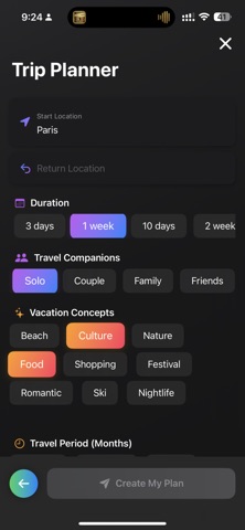NexTrip screenshot